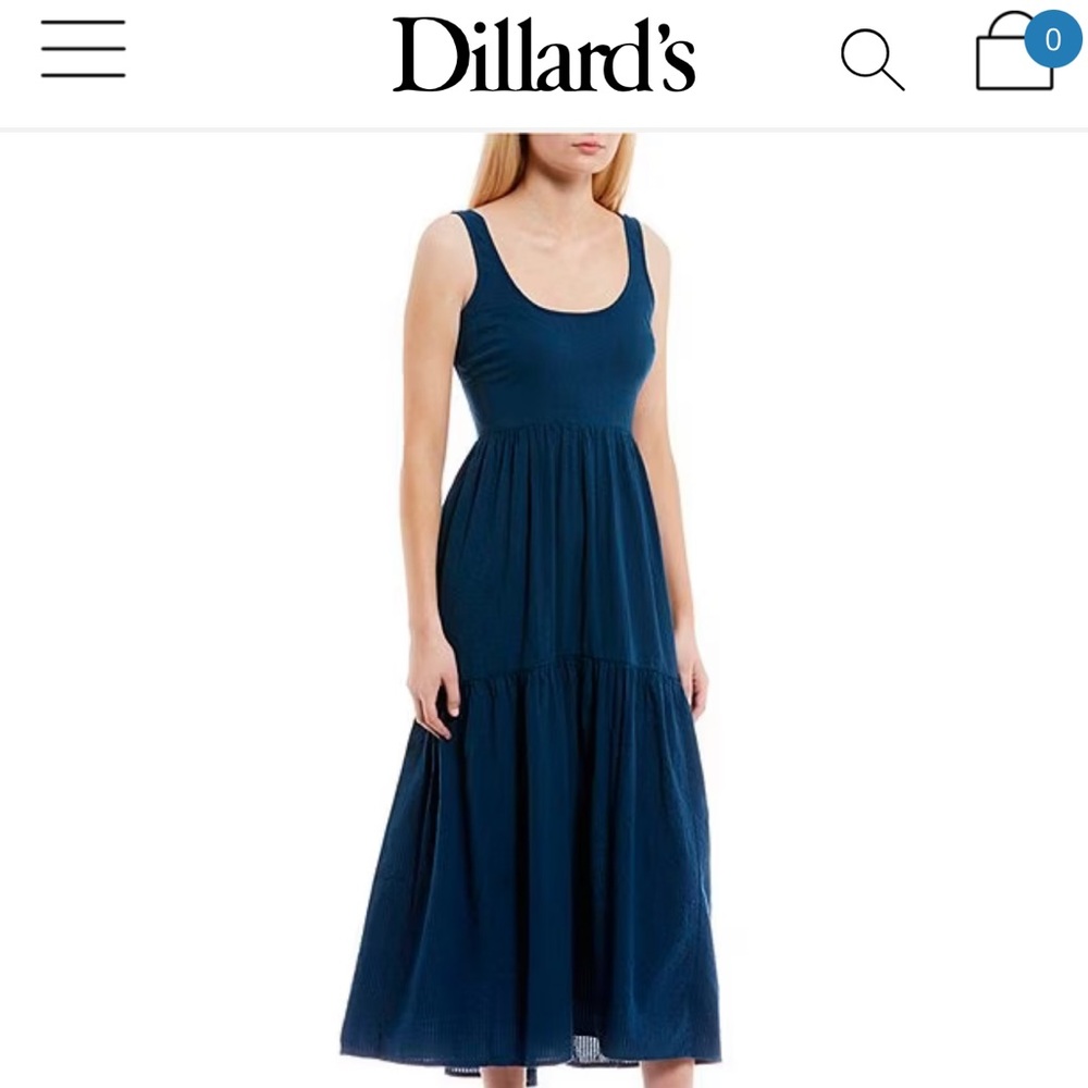 NWT Blue Maxi Dress size small
